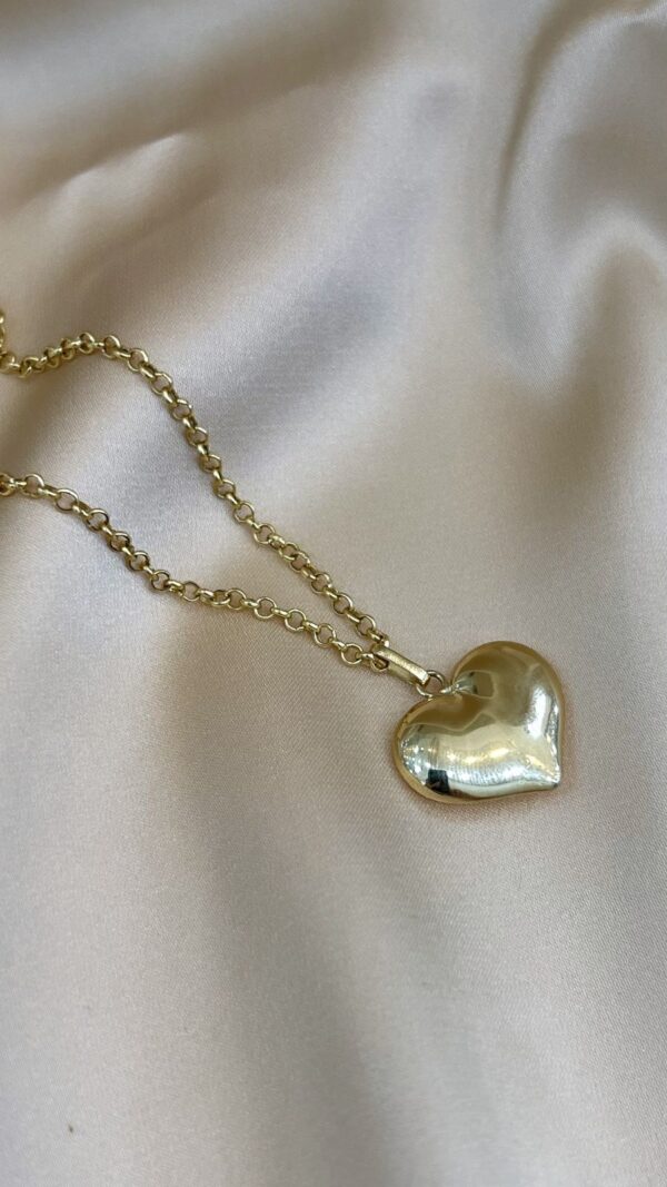 Dije corazón Bombacho en Oro 18k - Image 2