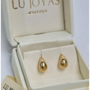Topos en oro 18k tipo gota