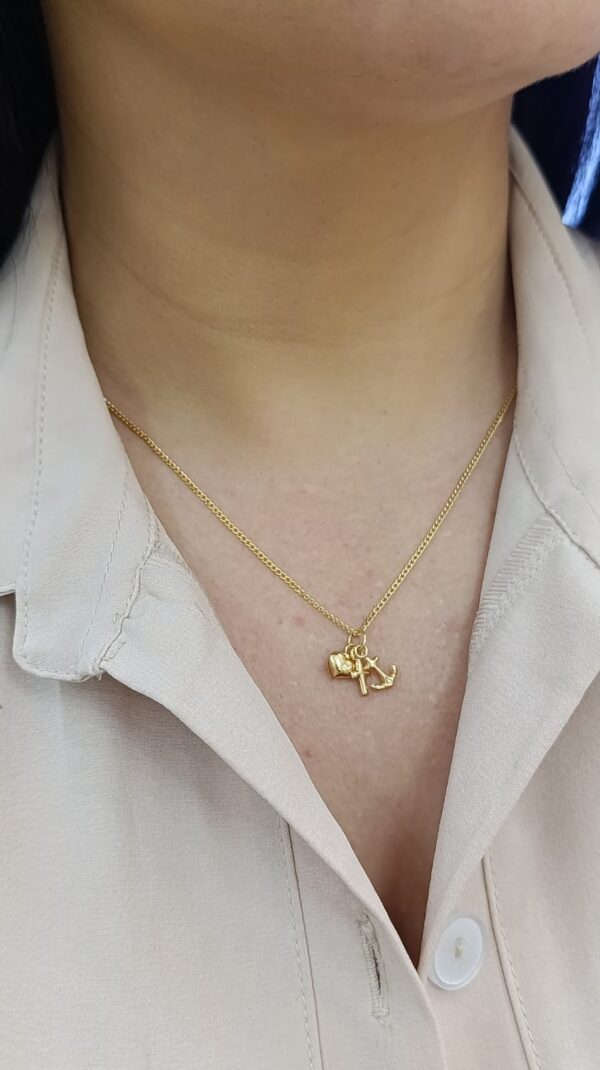 Dije en oro de 18k tres gracias - Image 2