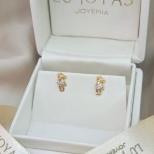 Topos en oro 18k osos