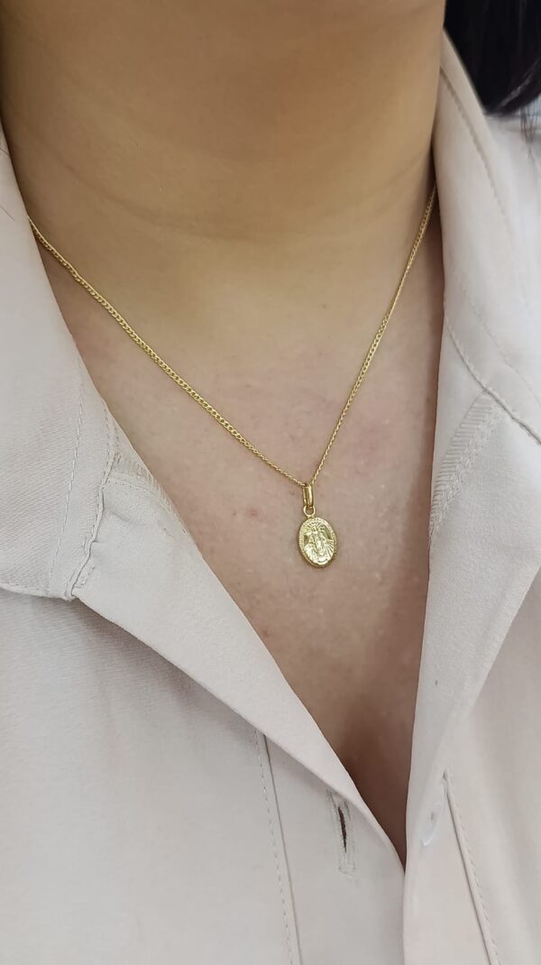Dije en oro 18k virgen Milagrosa - Image 2