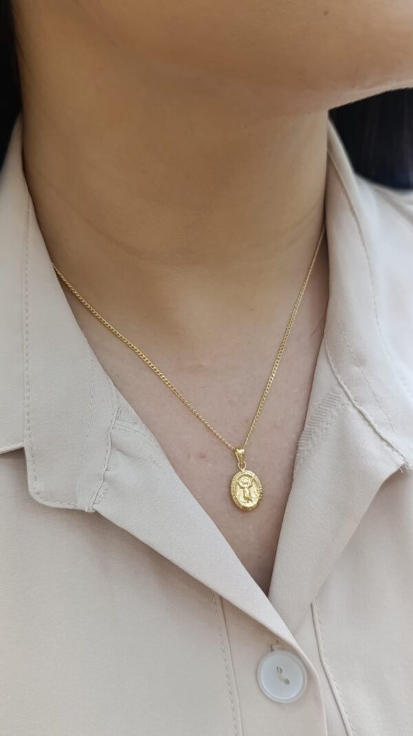 Dije en oro de 18k divino niño - Image 2